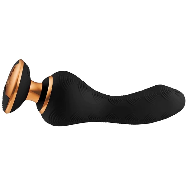 Shunga Sanya Intimate Massager Black - Wibrator klasyczny, Czarny