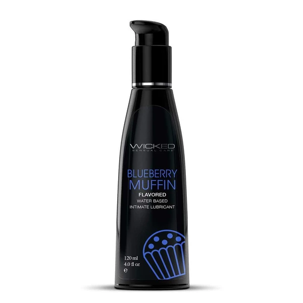 Wicked Sensual Care Aqua Blueberry Muffin Lube 120Ml - Lubrykant smakowy