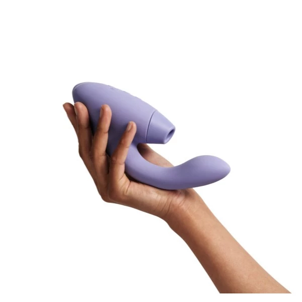 Womanizer Duo 2 - Vibrátor králiček s bezdotykovým stimulátorom klitorisu, lila