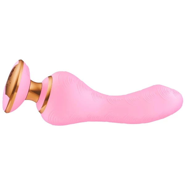 Shunga Sanya Intimate Massager Light Pink - Wibrator klasyczny, Różowy