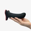 Fun Factory Amor - Dildo 13 cm, čierna a červená s prísavkou