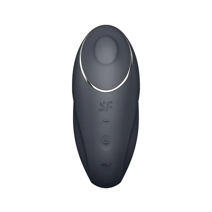 Satisfyer Tap &amp; Climax 1 Grey- Wibrator łechtaczkowy, Szary