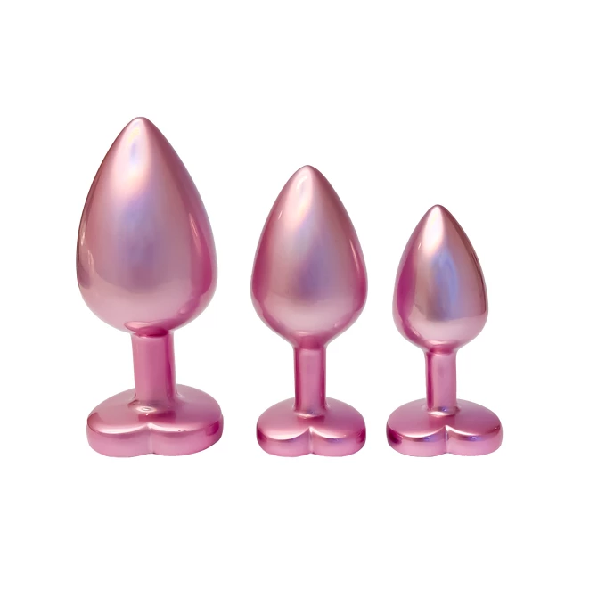 Dream Toys Pearl Pink Plug Set - Sada análnych zátok