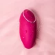 Satisfyer Tap &amp; Climax 1 Red - Wibrator łechtaczkowy, Czerwony