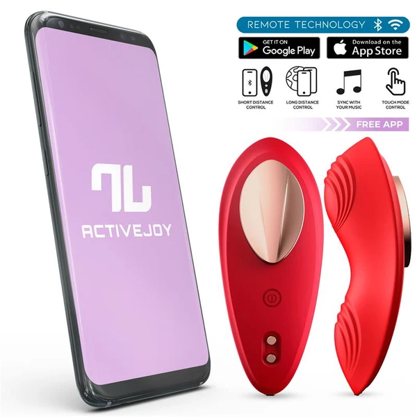 IntoYou Panty Vibrator - Vibrátor na klitoris do spodnej bielizne, červený