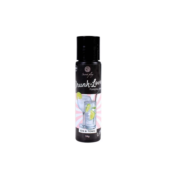 Secret Play Gin &amp; Tonic Gel - Krémový gél s príchuťou ginu a toniku, 60 ml