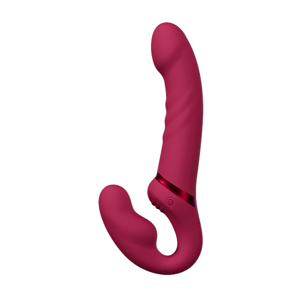 Lovense Lapis - Elastický, dvojitý vibrátor Strap-On