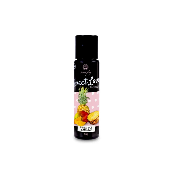 Secret Play Mango &amp; Pineapple Gel - Krémový gél s príchuťou manga a ananásu, 60 ml