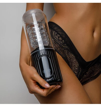 Erospace Men's Play B2 - Automatický masturbátor s rotačno-posuvným pohybom a funkciou odsávania