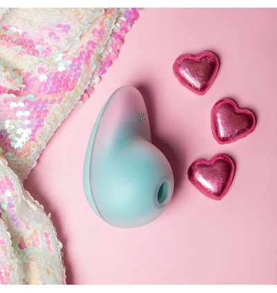 Satisfyer Pixie Dust, Pink - Mint - Vibrátor na klitoris, ružovo-mätový