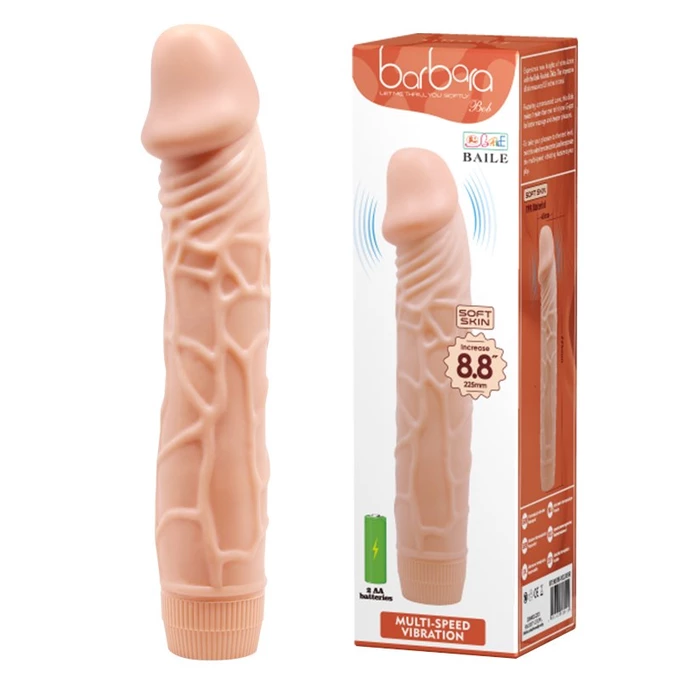 Baile Barbara 8,8&quot; - vibračné dildo