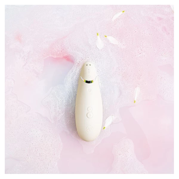 Womanizer Premium 2, Warm Grey - Bezdotykový masážny prístroj na klitoris, béžový