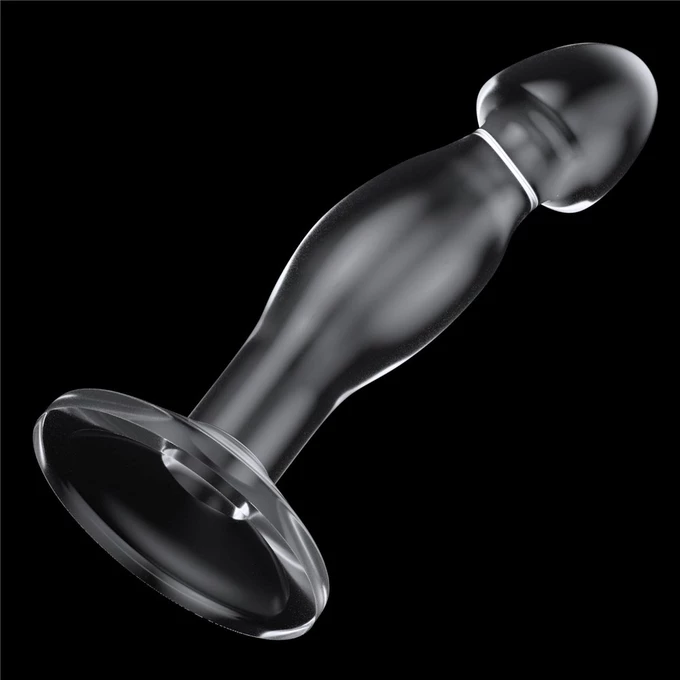 Lovetoy Flawess clear prostate plug - Klasický masážny prístroj na prostatu