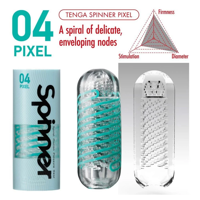 TENGA Spinner Pixel - Masturbator klasyczny