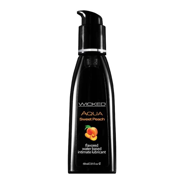Wicked Sensual Care Aqua Sweet Peach Flavored 60Ml - Lubrykant smakowy