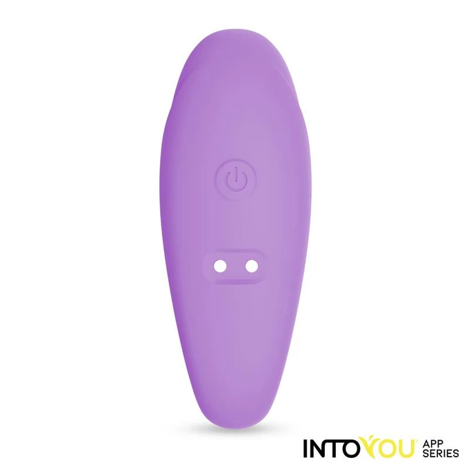 IntoYou Couple toy - Elastyczne, wibrujące jajeczko sterowane aplikacją, Fioletowy