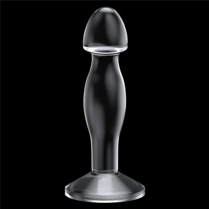 Lovetoy Flawess clear prostate plug - Klasický masážny prístroj na prostatu