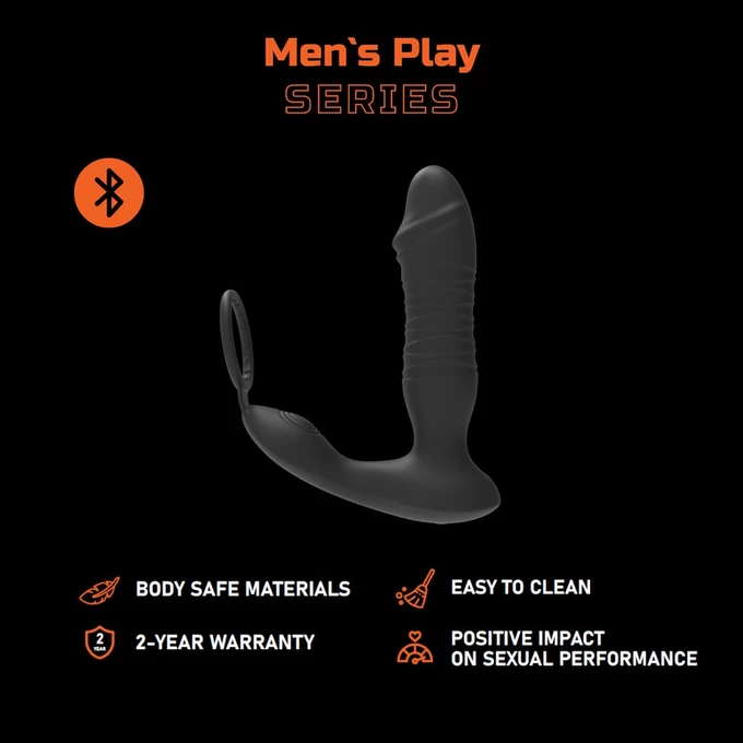 Erospace Men's Play B5 - Kĺzavý masér prostaty ovládaný aplikáciou