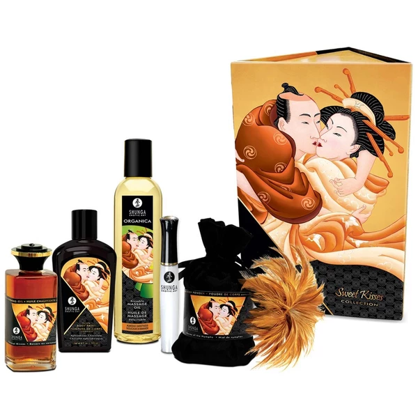 Shunga Sweet Kisses Kit - Zestaw kosmetyków intymnych