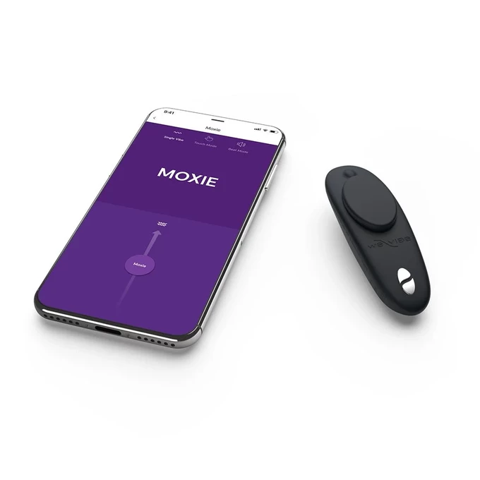 We-Vibe Moxie+ - Vibrátor na klitoris, ovládaný diaľkovým ovládaním alebo aplikáciou