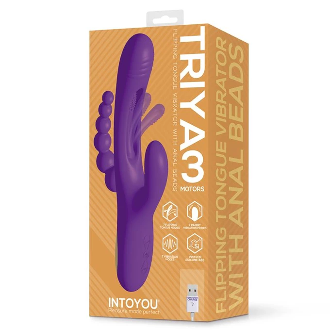 Intoyou Triya Vibe - Vibrator zajac, na trojitú stimuláciu