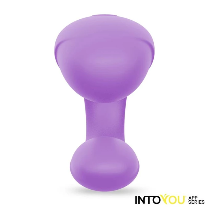 IntoYou Couple toy - Elastyczne, wibrujące jajeczko sterowane aplikacją, Fioletowy