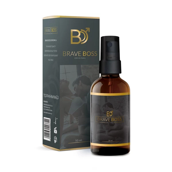 TOPPHARMAMED Brave Boss Original Spray 50 Ml - Spray wydłużający stosunek