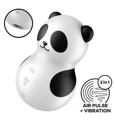 Satisfyer The Pocket Panda - Sonický vibrátor na klitoris s extra vibráciami