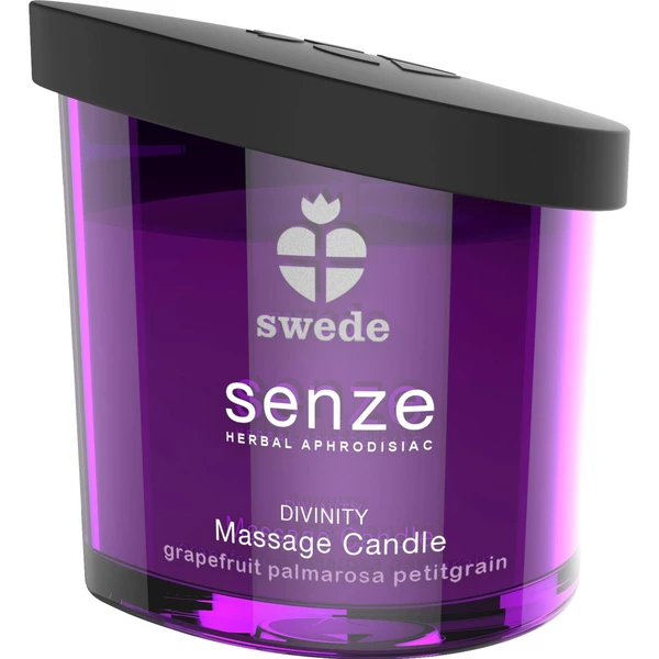 Senze Divinity Massage Candle Grapefruit Palmarosa Petitgrain - Świeca do masażu