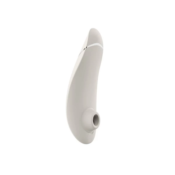 Womanizer Premium 2, Warm Grey - Bezdotykový masážny prístroj na klitoris, béžový