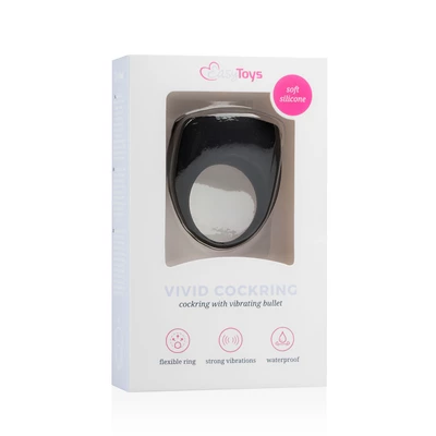 Easy Toys Vivid Cock Ring - Vibračný erekčný krúžok