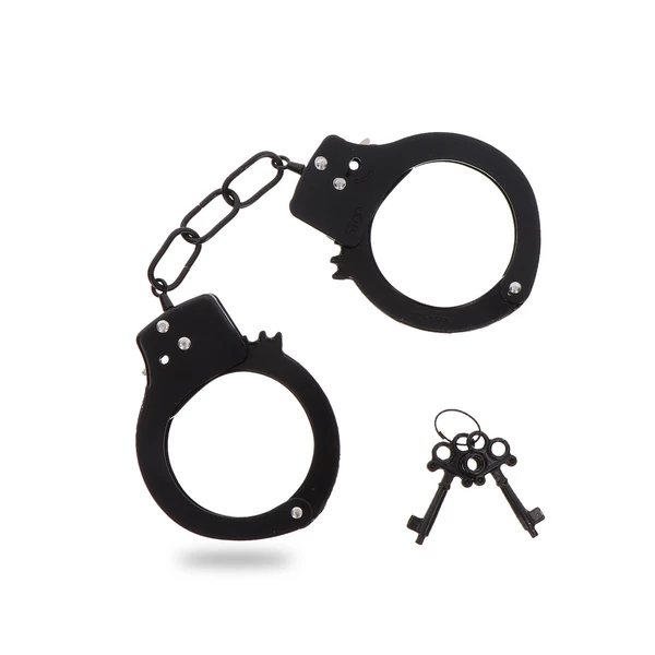 TOYJOY Metal Handcuffs Black - Kajdanki metalowe