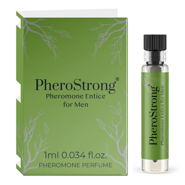Medica Group PheroStrong Entice - Drevitý parfém s feromónmi pre mužov, 1 ml