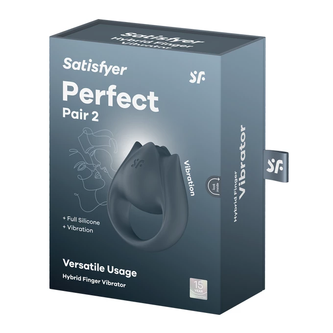 Satisfyer Perfect Pair 2 - Vibračný erekčný krúžok pre páry