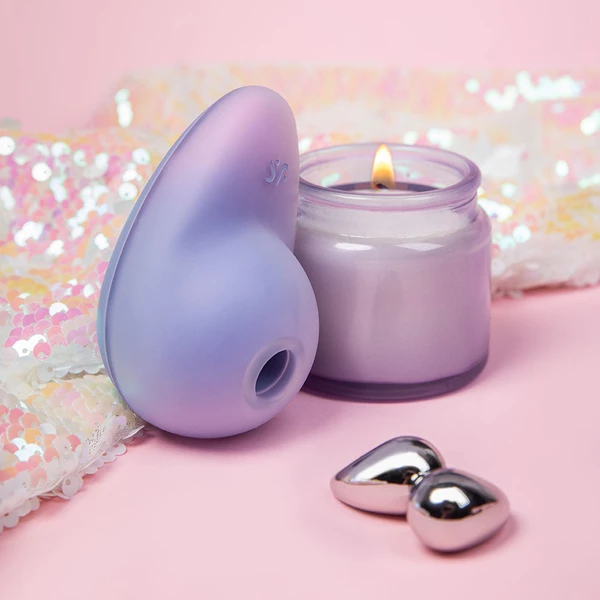 Satisfyer Pixie Dust, Pink - Violet - Vibrátor na klitoris, ružovo-fialový