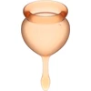 Satisfyer Feel Good Menstrual Cup orange - Menštruačný kalíšok