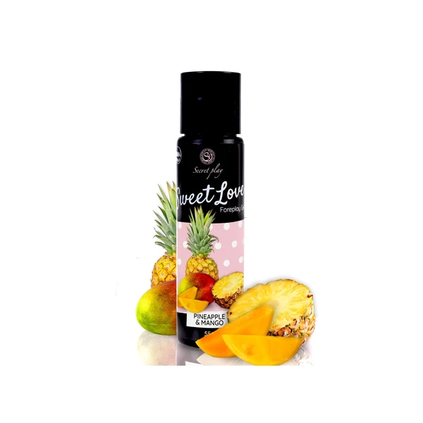 Secret Play Mango &amp; Pineapple Gel - Krémový gél s príchuťou manga a ananásu, 60 ml
