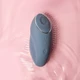 Satisfyer Tap &amp; Climax 1 Blue - Grey - Vibrátor na klitoris, modro-sivý