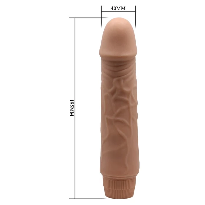 Baile Barbara Jeff 7,6&quot; - vibračné dildo