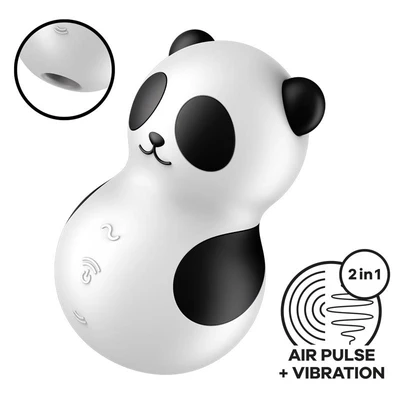 Satisfyer The Pocket Panda - Sonický vibrátor na klitoris s extra vibráciami