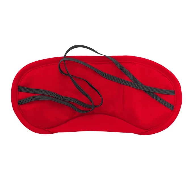 Crushious 2 satin blindfolds - Súprava dvoch očných masiek, čierna a červená.