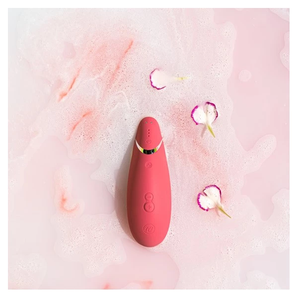 Womanizer Premium 2, Raspberry - Bezdotykový masážny prístroj na klitoris, malinový