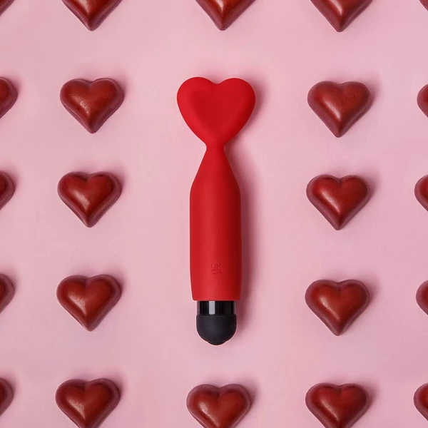 Erospace Sweet Play A14 - Mini vibrátor s hrotom v tvare srdca