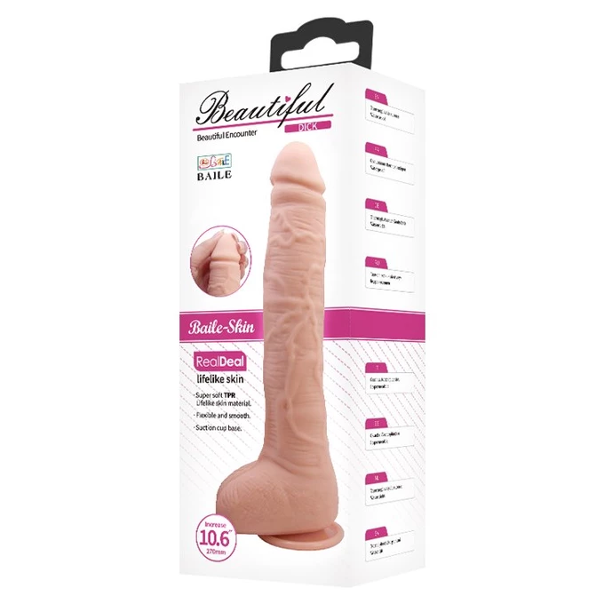 Baile Beautiful Dick 10,6&quot; - Dildo z przyssawką