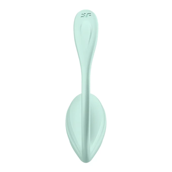 Satisfyer Smooth Petal - Vibrujúce vajíčko ovládané aplikáciou, zelené