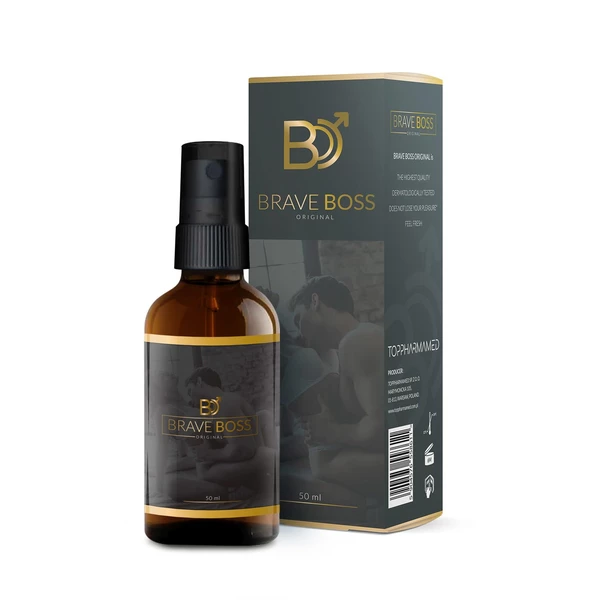 TOPPHARMAMED Brave Boss Original Spray 50 Ml - Spray wydłużający stosunek