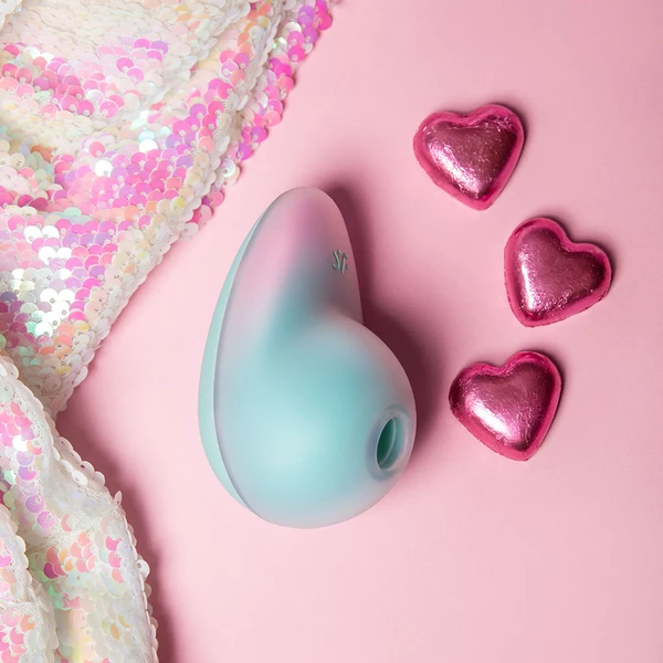 Satisfyer Pixie Dust, Pink - Mint - Vibrátor na klitoris, ružovo-mätový