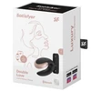 Zestaw Satisfyer Double Love (Black) - Wibrator dla par + żel + spray dezynfekujący