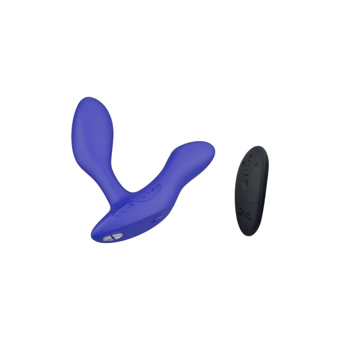 We-Vibe Vector + - vibračný masážny prístroj na prostatu, modrý