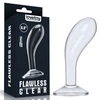 Lovetoy Flawess clear prostate plug 6&quot; - Klasický masážny prístroj na prostatu